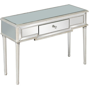 Homeroots Silver Leaf Antiqued Console Table   396822