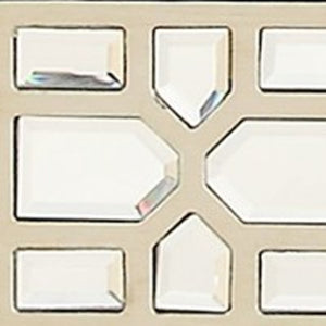 Homeroots 48" Champagne Mirrored Glass Console Table And Drawers   396829