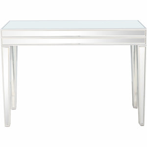 Homeroots Clear Glass Mirror Console Table   396832