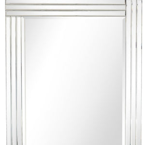 Homeroots Modern Mirrored Console Table And Mirror Set   396833