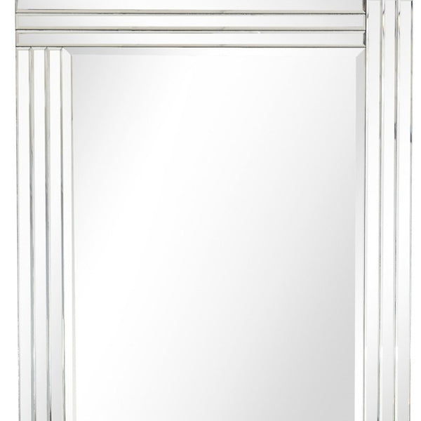 Homeroots Modern Mirrored Console Table And Mirror Set   396833