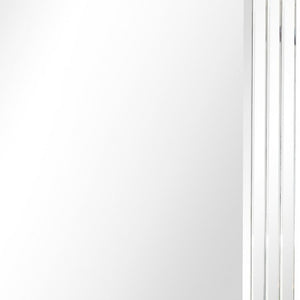 Homeroots Modern Mirrored Console Table And Mirror Set   396833