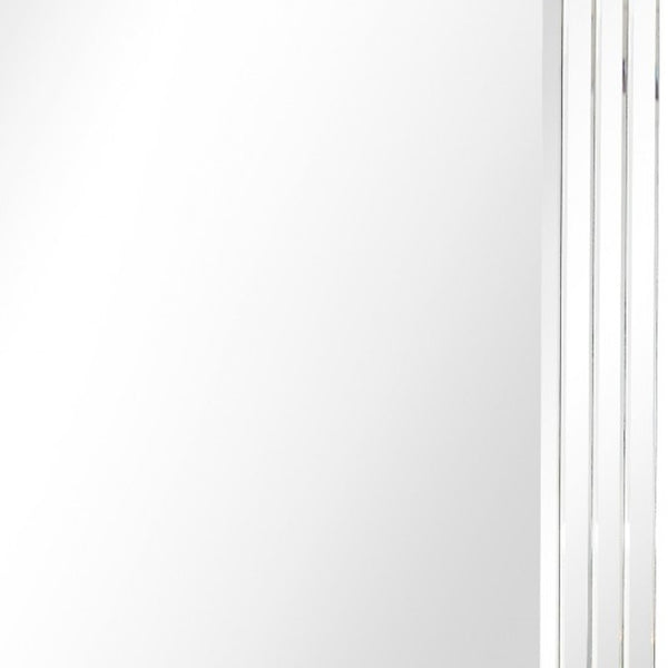 Homeroots Modern Mirrored Console Table And Mirror Set   396833