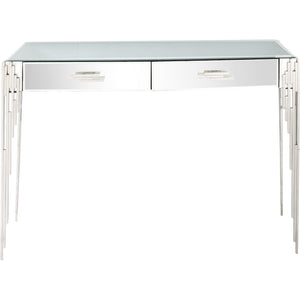 Homeroots Rectangular Striped Falling Console Table   396836