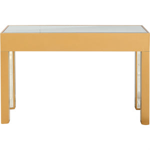 Homeroots Gold Geometric Console Table   396844