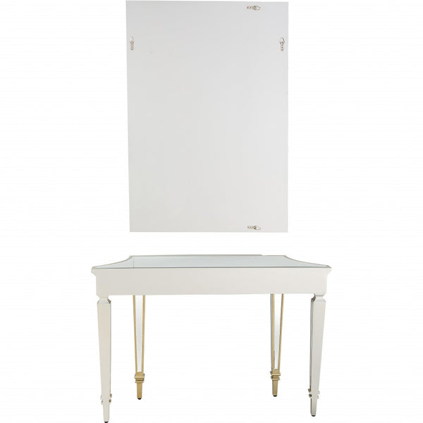 Homeroots Svelte Mirror And Console Table   396849