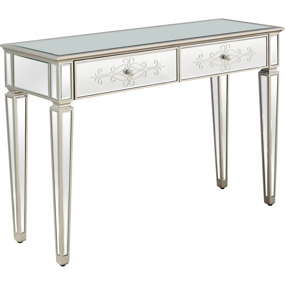 Homeroots Antiqued Etch Console Table   396858