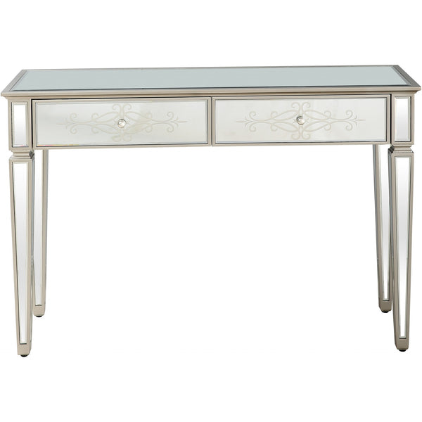 Homeroots Antiqued Etch Console Table   396858