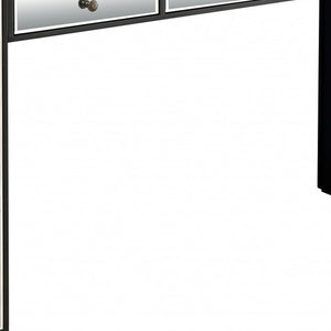 Homeroots Bold And Black Console Table   396863