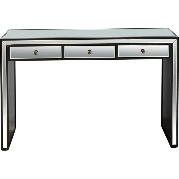 Homeroots Bold And Black Console Table   396863