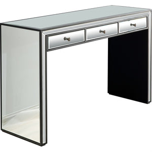 Homeroots Bold And Black Console Table   396863