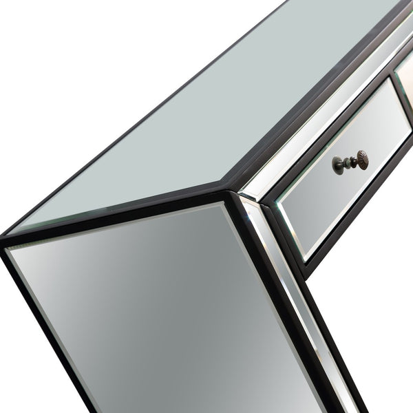 Homeroots Bold And Black Console Table   396863