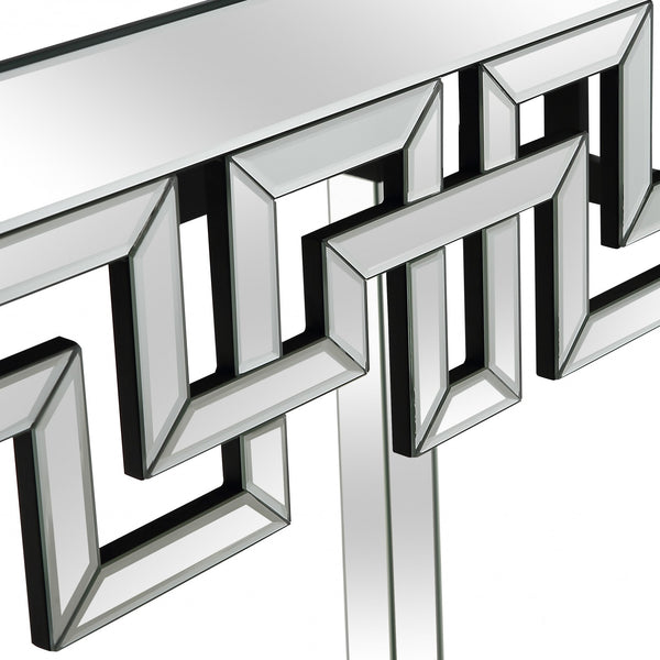 Homeroots Greek Key Console Table   396867