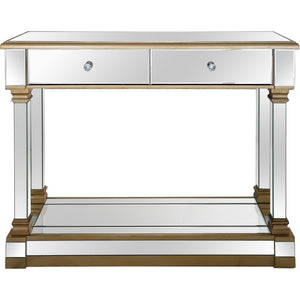 Homeroots Gold Accent Console Table   396874