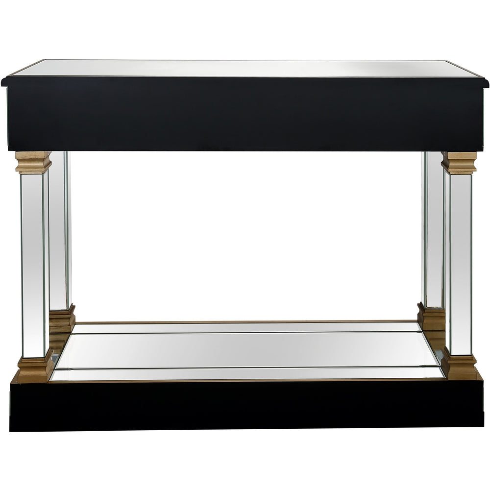 Homeroots Gold Accent Console Table   396874