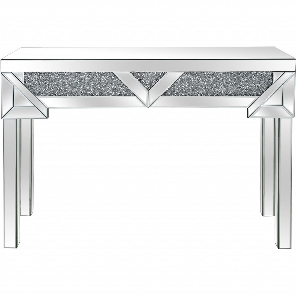 Homeroots Sleek V Shaped Console Table   396877