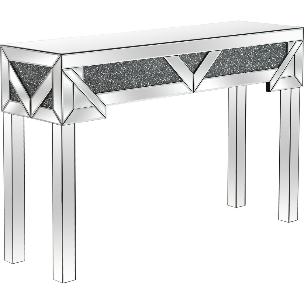 Homeroots Sleek V Shaped Console Table   396877