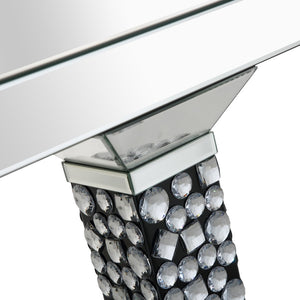 Homeroots Beaded Pestestal Console Table   396879