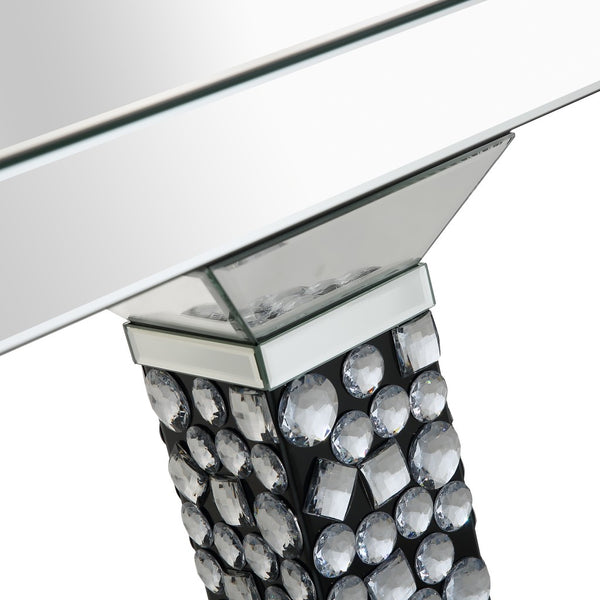 Homeroots Beaded Pestestal Console Table   396879