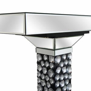 Homeroots Beaded Pestestal Console Table   396879