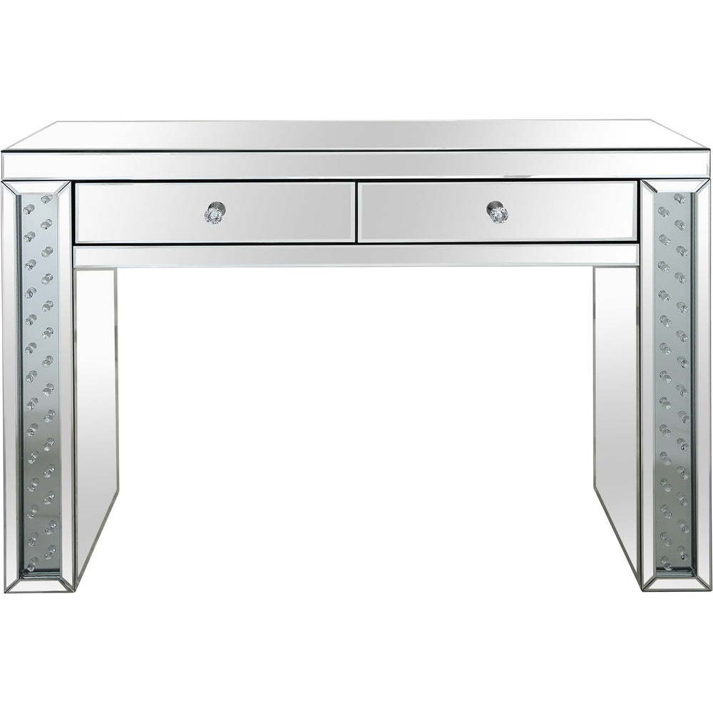 Homeroots Encrusted Crystal Console Table   396881