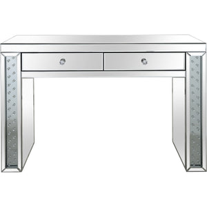 Homeroots Encrusted Crystal Console Table   396881