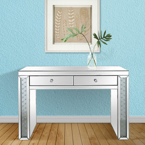 Homeroots Encrusted Crystal Console Table   396881