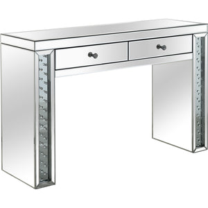 Homeroots Encrusted Crystal Console Table   396881
