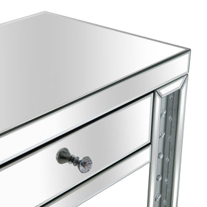 Homeroots Encrusted Crystal Console Table   396881