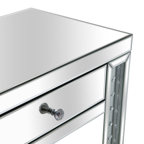 Homeroots Encrusted Crystal Console Table   396881