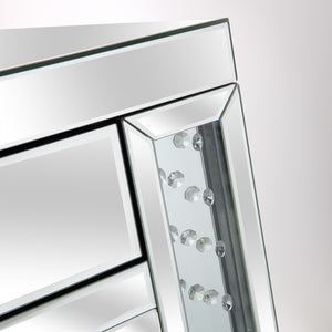 Homeroots Encrusted Crystal Console Table   396881