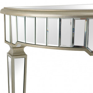 Homeroots Gold Accented Console Table   396883