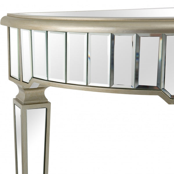 Homeroots Gold Accented Console Table   396883