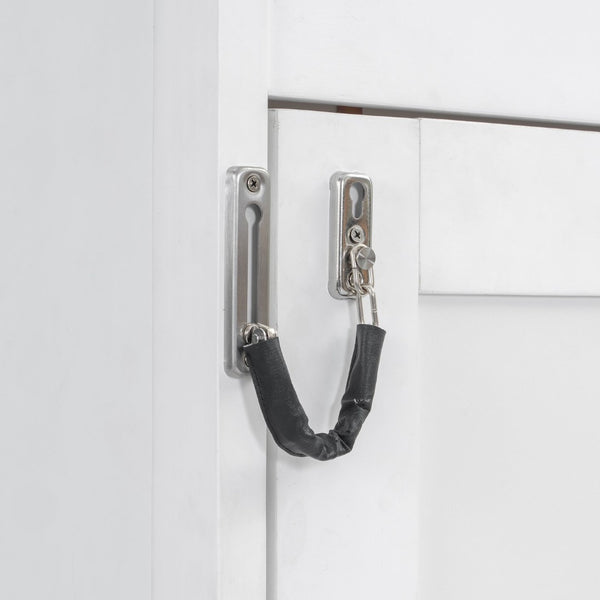 English Elm Twin Size Murphy Bed With 3 Drawers – Space-Saving Design For Small Rooms, Stylish White Finish N7090004021K-GIGA