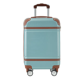 English Elm Hardshell Abs Suitcase Set with Duffel and Toiletry Bag Tsa Lock Spinner Wheels Green N732P193484M