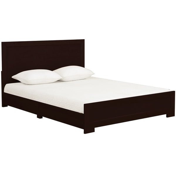 Homeroots Espresso Wood Twin Platform Bed Espresso Wood 397091