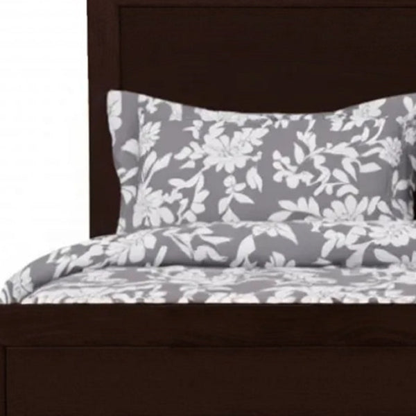 HomeRoots Black Wood Platform Bed Frame with Elegant Inlaid Panels and Sturdy Slat Support for Mattress Longevity Espresso DOUBLE 397092