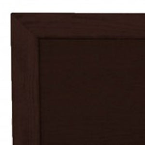 Homeroots Espresso Wood Full Bed Frame Espresso Wood 397116