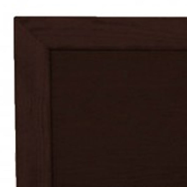 Homeroots Espresso Wood Full Bed Frame Espresso Wood 397116