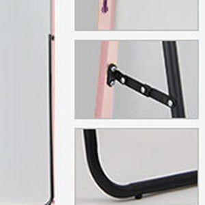 Homeroots Freestanding Rose Gold Full-length Floor Mirror Rose Gold Glass 397134