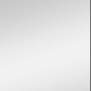 Homeroots 38" Black Metal Framed Accent Mirror Black Glass 397142