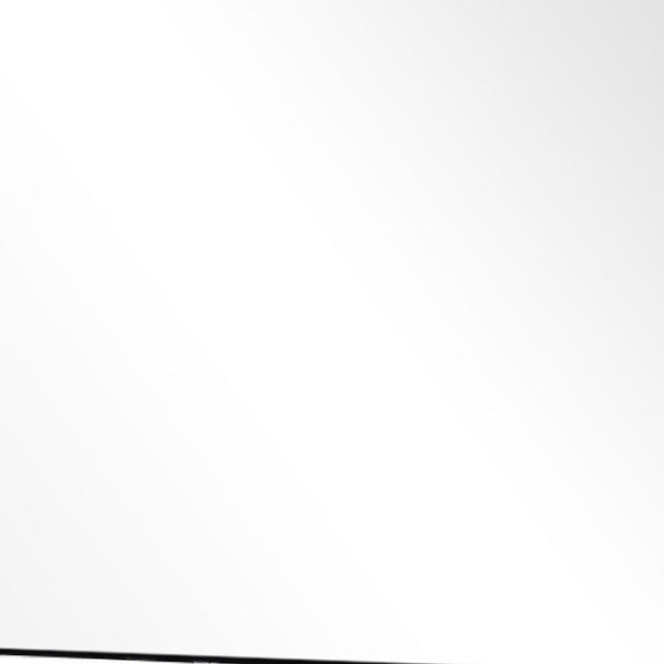 Homeroots 38" Black Plastic Framed Accent Mirror  Glass 397144