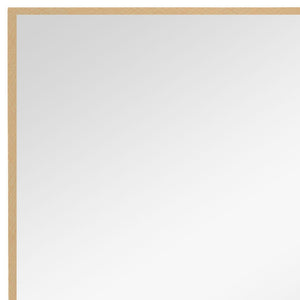Homeroots Narrow Gold Rectangular Wall Mirror  Glass 397145