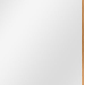 Homeroots 36" Gold Metal Framed Bathroom Vanity Mirror Gold Glass 397151