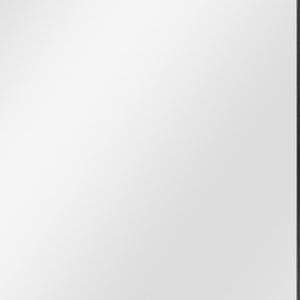 Homeroots 36" Black Metal Framed Accent Mirror Black Glass 397152