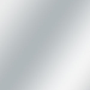 Homeroots Silver Rectangular Wall Mirror Silver Glass 397153