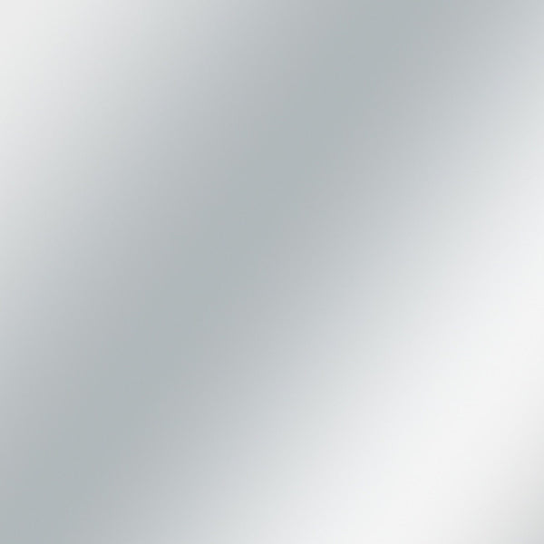 Homeroots Silver Rectangular Wall Mirror Silver Glass 397153