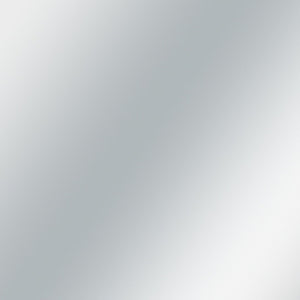 Homeroots Silver Rectangular Wall Mirror Silver Glass 397153