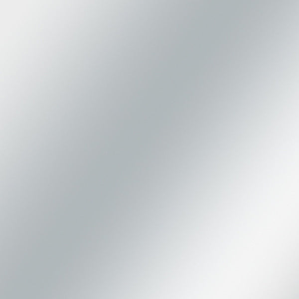 Homeroots Silver Rectangular Wall Mirror Silver Glass 397153