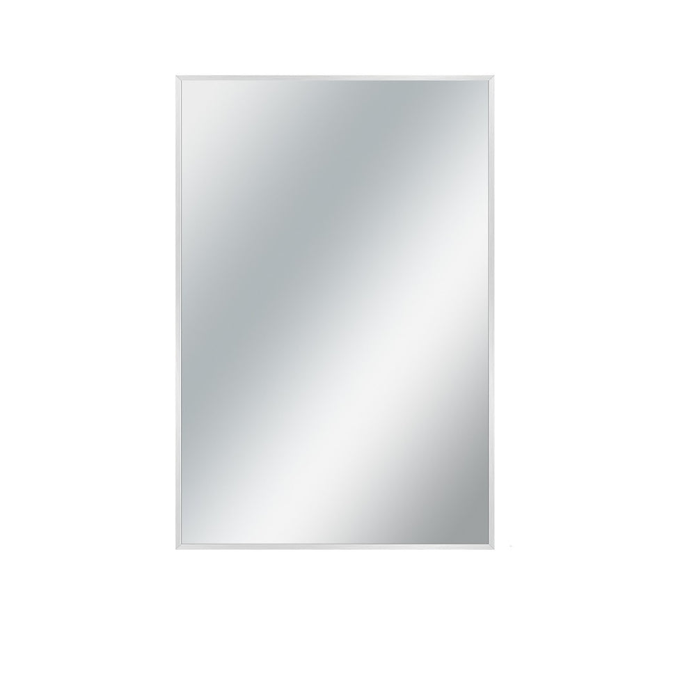 HomeRoots 38" Elegant Metal Framed Accent Mirror - Versatile Wall Decor for Home, Office & Entryways 35.8" x 24" Silver 397153